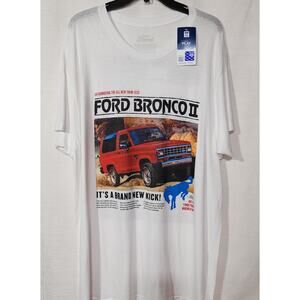 Ford Bronco men's white shirt size XL
